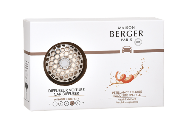 Автодиффузор-клипса Maison Berger Брызги Шампанского (Exquisite Sparkle)