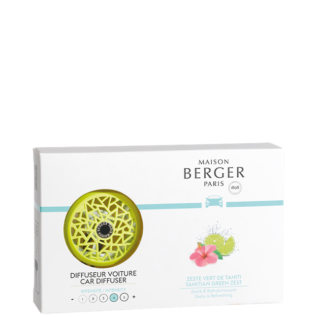 Автодиффузор-клипса Maison Berger дары Таити (Tahitian Green Zest)